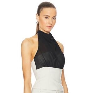 L'Academie by Marianna Aurore Halter Top NWOT size L